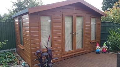 Manufacturers of Summer Houses and made to measure Sheds.